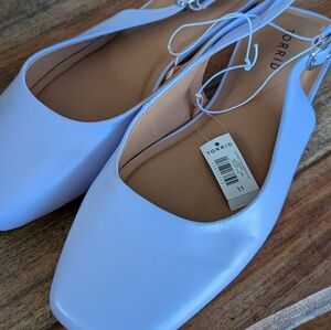 Torrid lilac slingback flats NEW